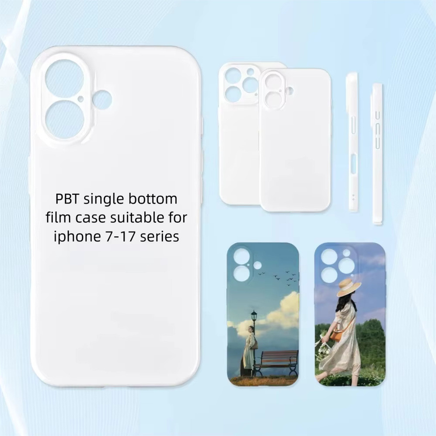 Fonlyu 10 Stück PBT Blank Handyhüllen für iPhone 17 16 15 14 13 12 Pro Max zur 3D Sublimation in Weiß - Bild 2