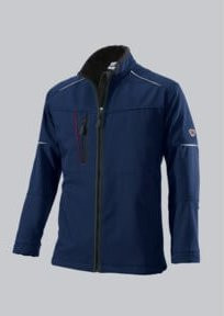 BP Softshell-Arbeitsjacke in Nachtblau, Größe XL - Bild 1