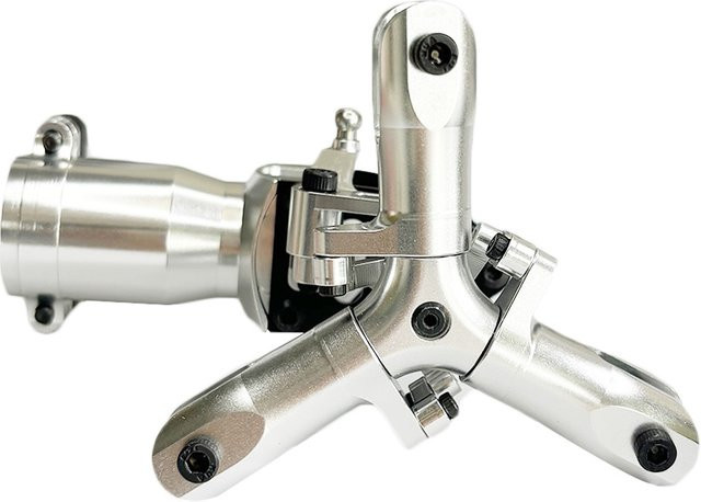 STASRC 3-Blatt-Metall-Drehmomentrohr-Heckrotor-Baugruppe, Zubehör, Grau - Bild 1
