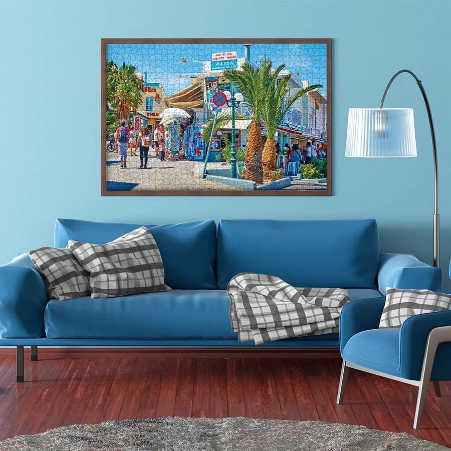 MaxRenard Puzzle Landschaft Fira Stadt, 1.000 Teile - Bild 5