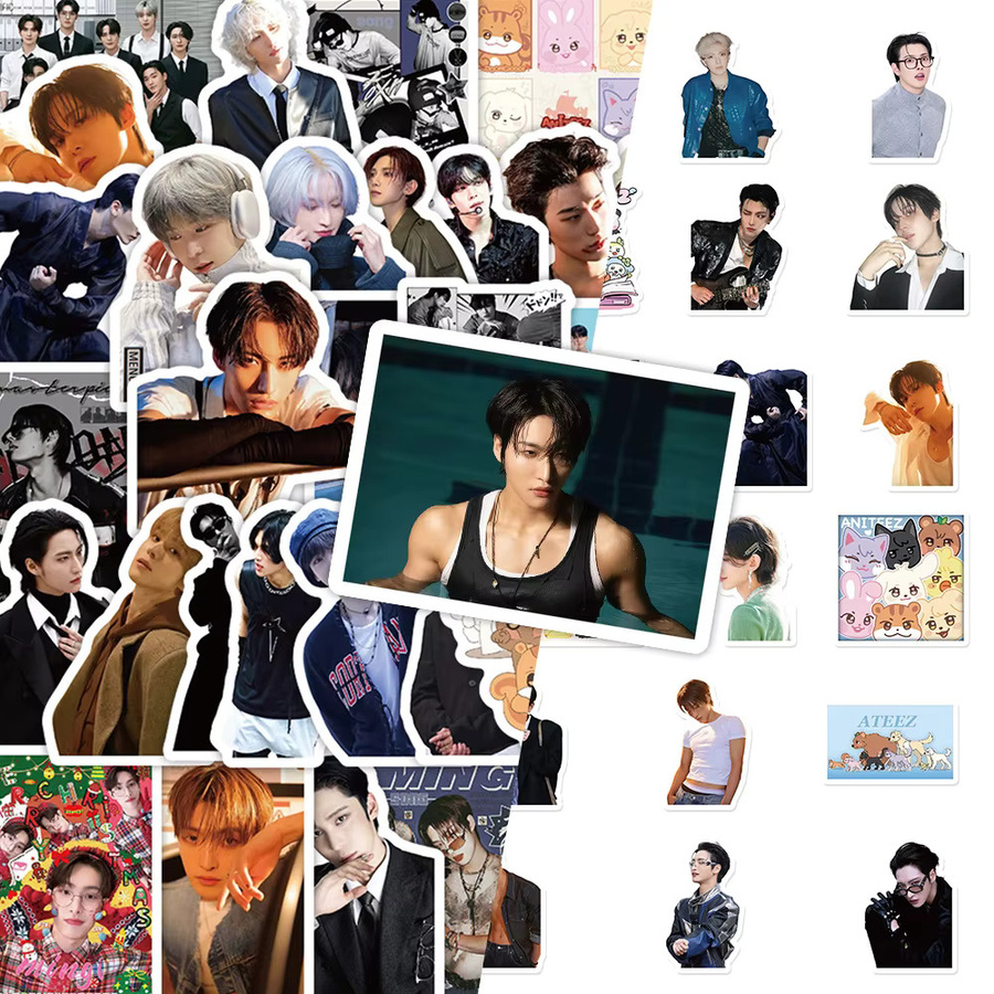 FANLU ATEEZ Kpop Idol Aufkleber, 70-teiliges Set - Bild 2