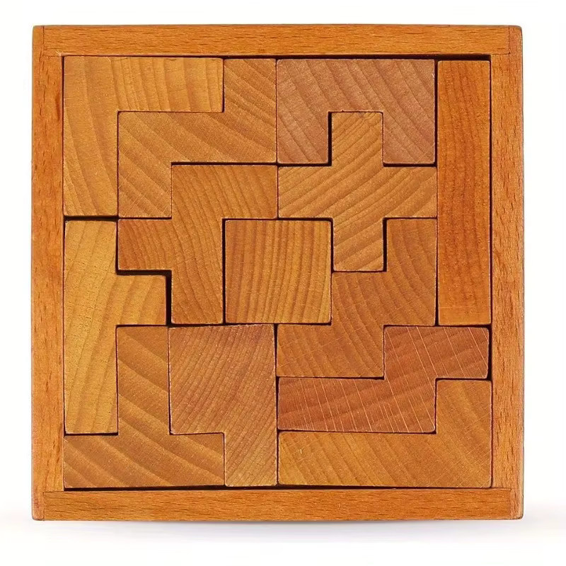 Monkey Man Busaurus Holz-Rätselpuzzle, Braun, Fortgeschritten - Bild 2