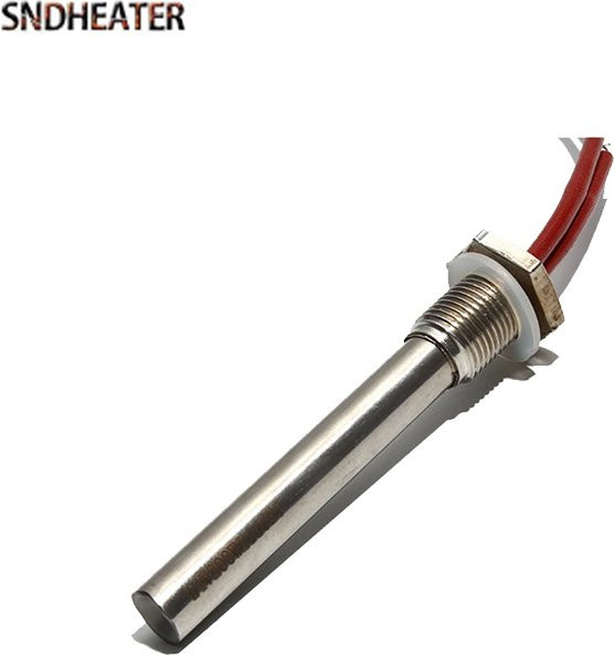 SNDHEATER Industrielles Patronen-Heizelement mit M16 Gewinde für 12 V/24 V, Farbe: Silber - Bild 1