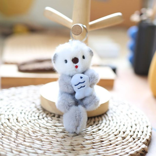Rd lala Anhänger Plüschotter mit Fisch, beige, Mädchen - Bild 1