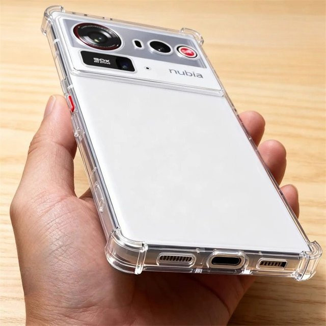 Stoßfeste Silikon Schutzhülle für ZTE Nubia Z80 Ultra, Z70 S und Z60 Ultra in Transparent - Bild 1