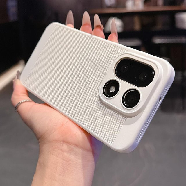 Stoßfeste OnePlus 15 Handyhülle mit Wärmeableitung und Kühlfunktion in Weiß - Bild 1