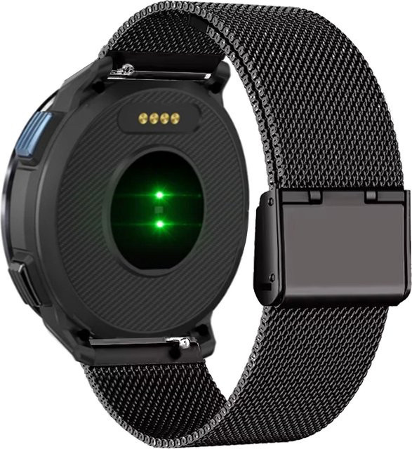 DAINU Edelstahlgewebe-Armband für KOSPET OPTIMUS 2 in Schwarz - Bild 1
