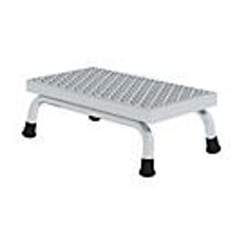 MUNK Günzburger Steigtechnik Arbeitspodest aus Aluminium mit 1 Stufe, Farbe Silber, Trittfläche B: 55,0 cm, T: 30,0 cm, max. Arbeitshöhe: 2,2 m, max. Traglast: 150 kg - Bild 3