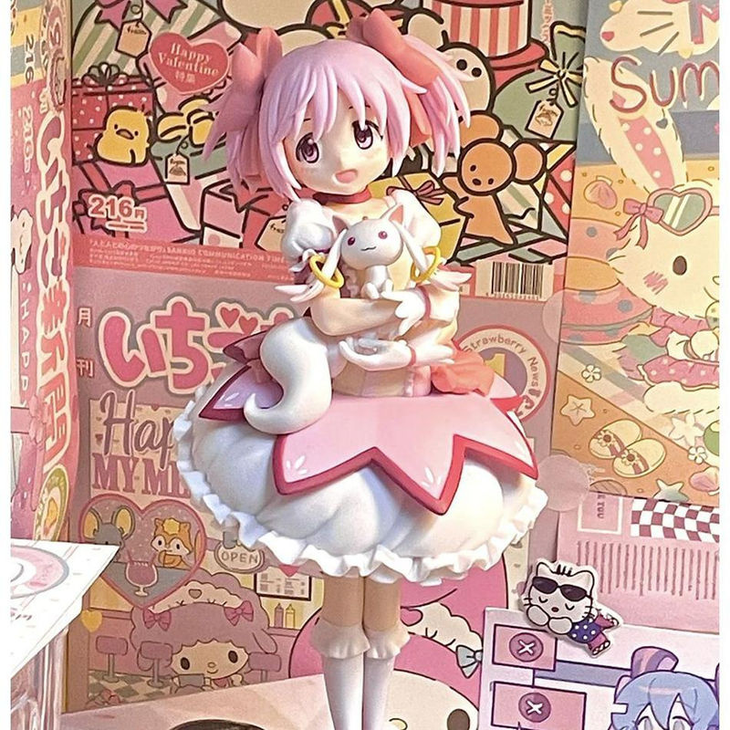 Anime Figur Kaname Madoka aus Puella Magi Madoka Magica in Pink, Höhe: 18 cm - Bild 2