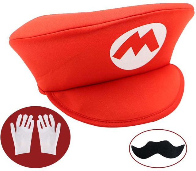 Super Mario Hüte Set, Zubehör, Rot, Grün - Bild 1