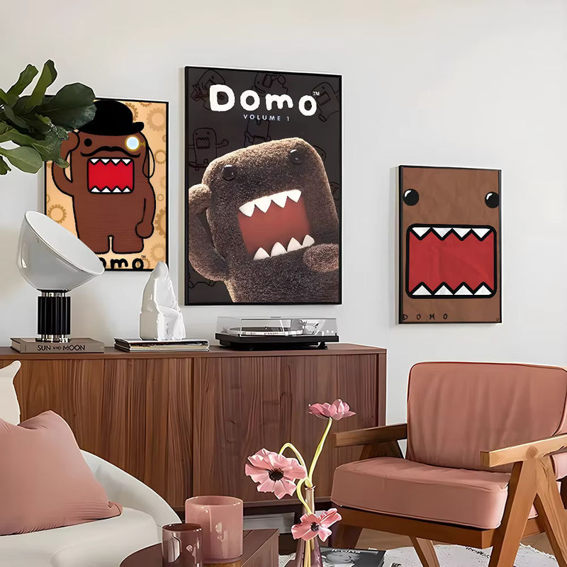 Wasserfestes Domo-Kun Wandposter von Kayou als selbstklebender Papieraufkleber zur Wanddekoration - Bild 2