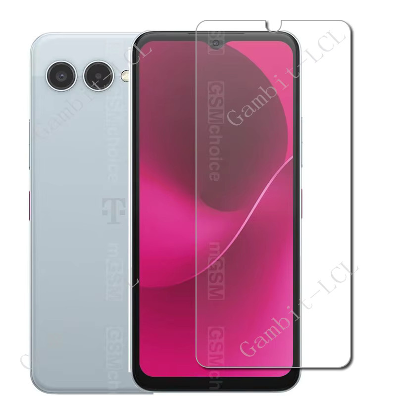 Gambit-LCL Gehärtetes Glas Displayschutzfolie für T-Mobile REVVL 8, REVVL 7 und T Phone 3, 6,6 Zoll, Transparent, 2-5 Stück - Bild 2