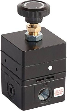 IMI Norgren Druckregler R27-200-RNLG G 1/4 Schwarz - Bild 1