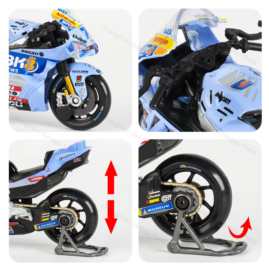 Maisto 2025 BK8 Gresini Racing Moto GP Repsol Team, Motorrad-Modell, 1:18, Metall, ab 3 Jahren - Bild 3