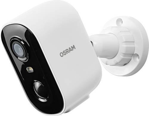 OSRAM Smart+ Smarte Outdoor Überwachungskamera mit Wifi und Solar in Weiß - Bild 1