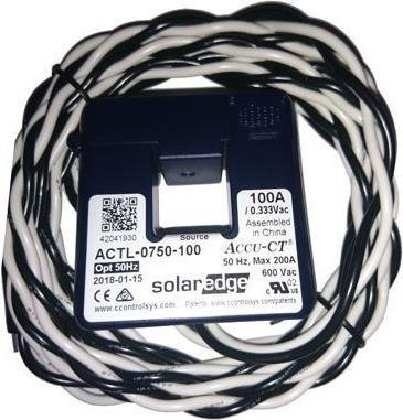 SolarEdge Stromwandler SECT-SPL-100A-A in Schwarz - Bild 1