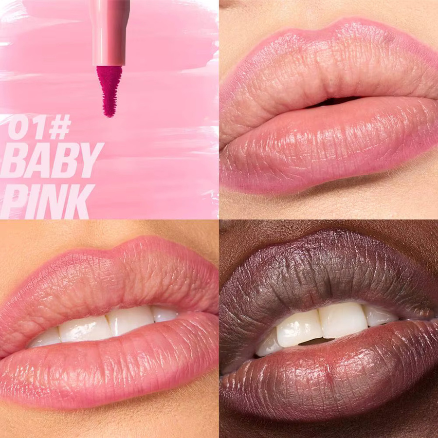Page Vine Velvet Lip Liner, 01# Baby Pink, Matt - Bild 6