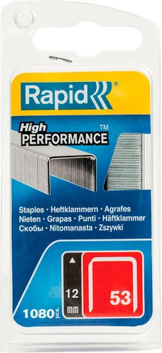 Rapid Heftklammern Typ 53 in Silber, 12 mm - Bild 1