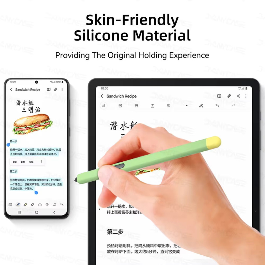 Rutschfeste Silikon Schutzhülle für Samsung Galaxy Tab S7 S8 S9 Plus Ultra S6 Stylus Touch Pen - Bild 3