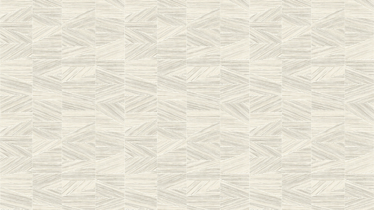 Arte Essentials Wallpaper Infinity Cloth in Grau und Beige mit abstraktem geometrischem Design aus Vlies und Textil - Bild 1