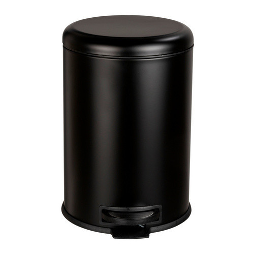 WENKO Treteimer LEMAN in Schwarz mit Soft-Close-Funktion und herausnehmbarem Inneneimer, Höhe: 38 cm, Volumen: 12 l - Bild 2