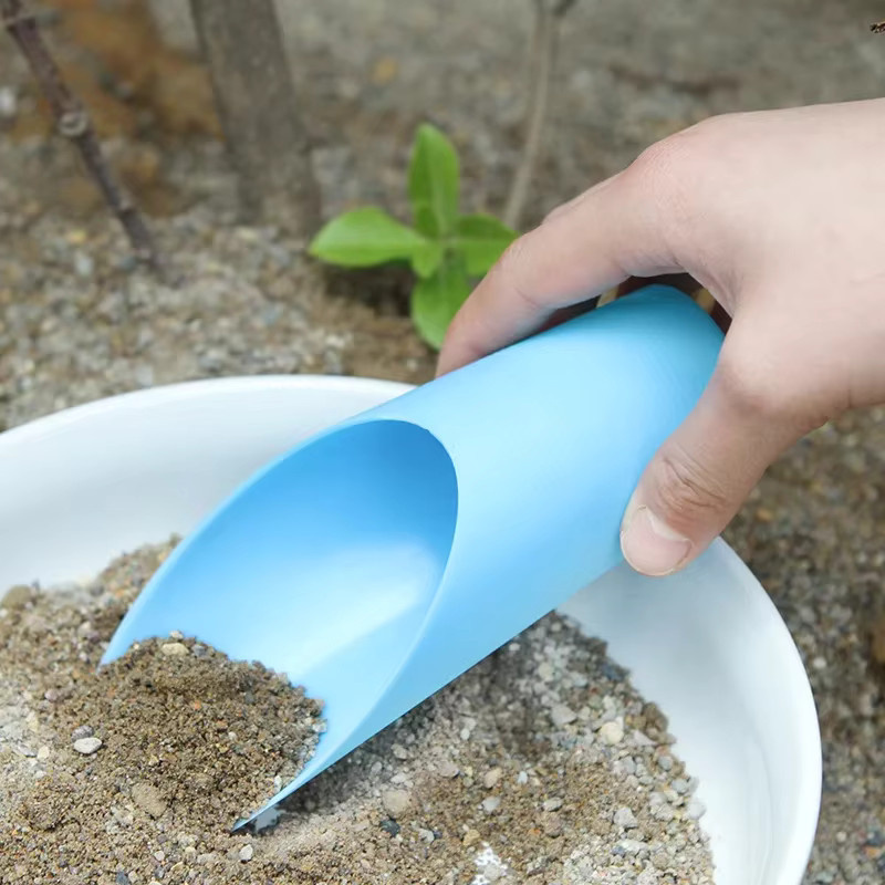 MeatPlant 5-teiliges Gartenwerkzeug-Set aus Kunststoff in Blau für Pflanzung und Gartenarbeit - Bild 3
