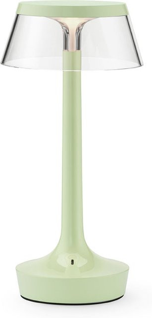 Flos Bon Jour Unplugged LED-Tischleuchte mit Akku in Fresh Mint und transparentem Glas, dimmbar - Bild 1