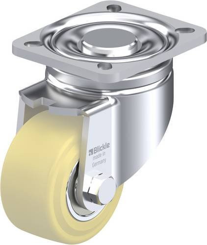 Blickle Lenkrolle LH-GSPO 80K in Silber, Rad-Durchmesser: 80 mm, Tragfähigkeit (max.): 700 kg - Bild 1