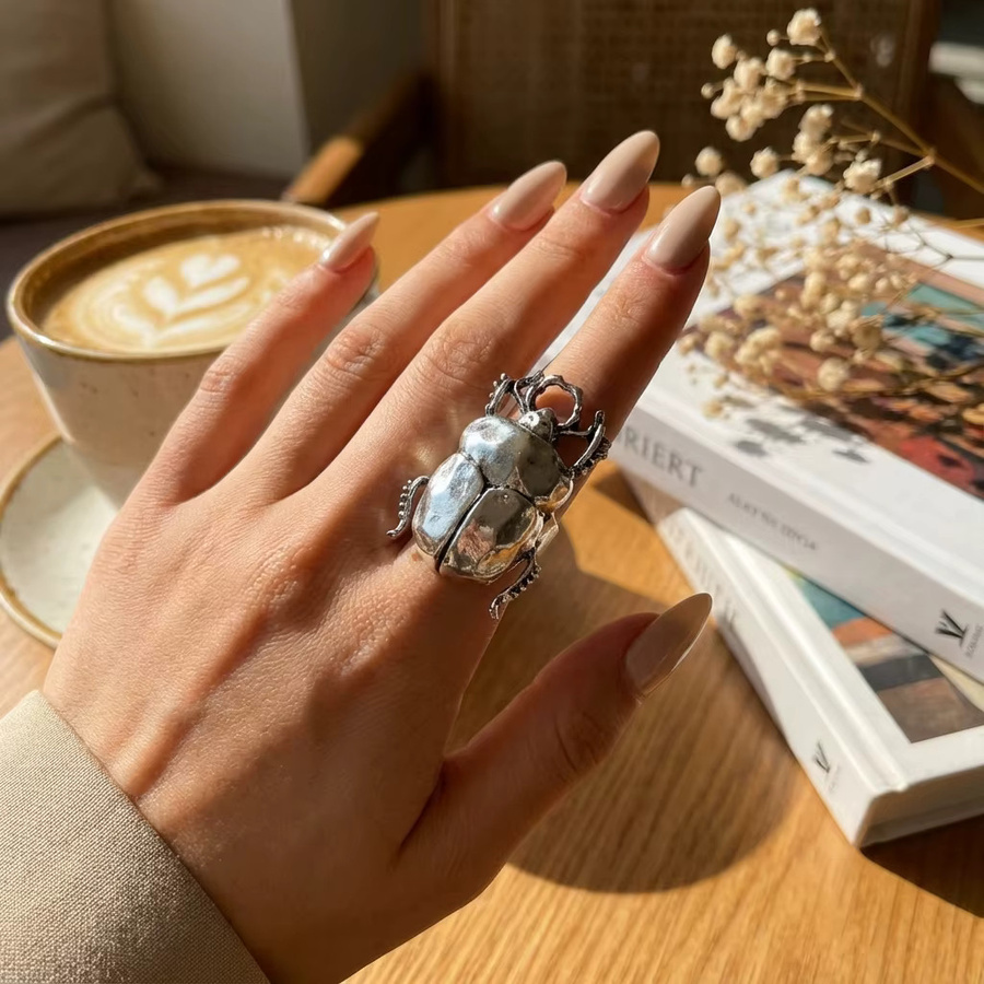 Harlermoon Ring, Marienkäfer, Silber, Damen - Bild 5