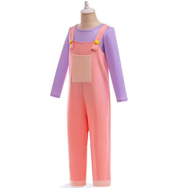 The Amazing Digital Circus Jax Cosplay Kostüme Mädchen Overall+Handschuhe Set - Bild 1