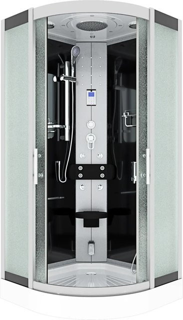 AcquaVapore Dampfdusche Duschkabine mit Regendusche, Handbrause und LED-Beleuchtung, B/T: 80 x 80 cm - Bild 1