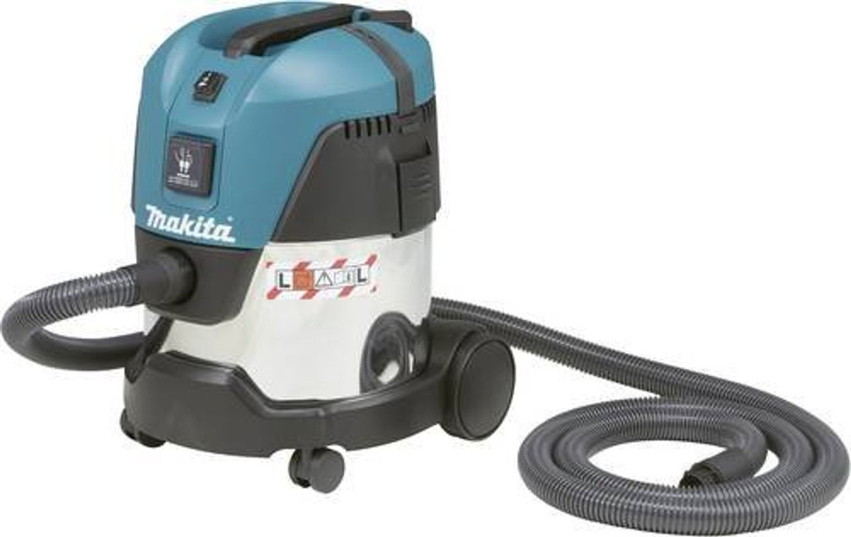 Makita Nass-/Trockensauger VC2012L in Blau aus Edelstahl mit 20 l Behältervolumen - Bild 2