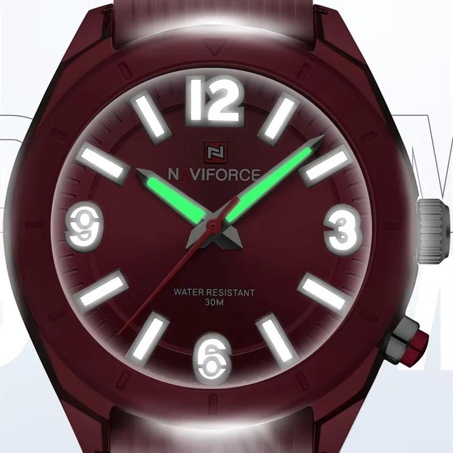 NAVIFORCE Armbanduhr, Quarz, Schwarz, Kunststoff, Keramik, Damen - Bild 2