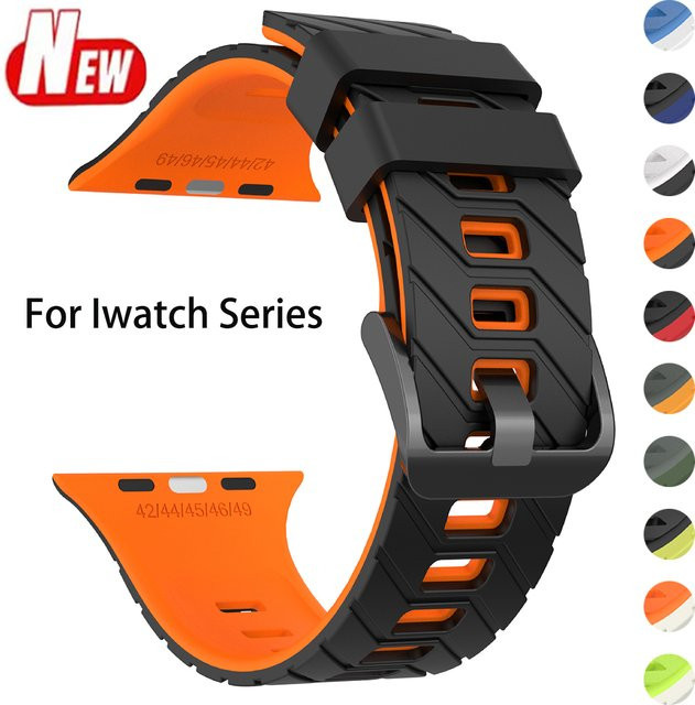 FancyWrist Uhrenarmband Silikon, zweifarbig, Unisex - Bild 1