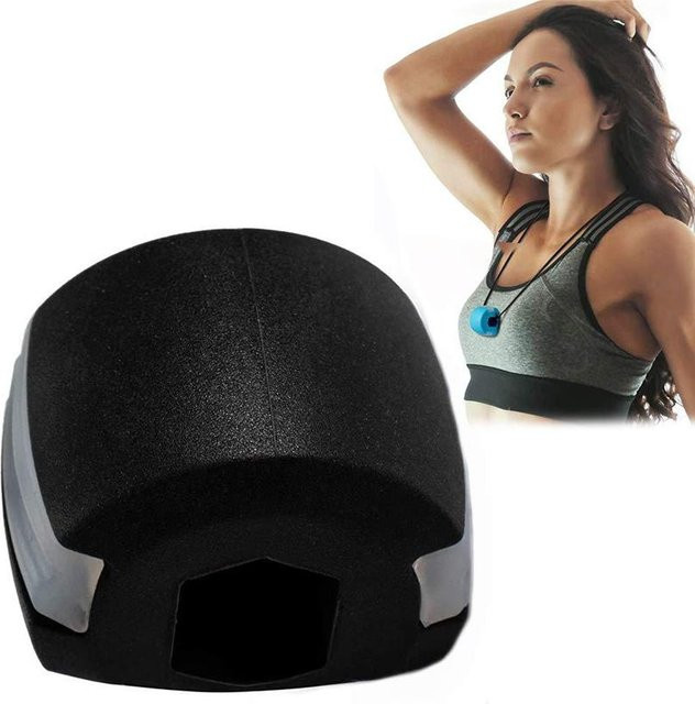 Binchi Health Electronics Kiefertrainer Silicagel Gesichtskugel, schwarz, Unisex - Bild 1