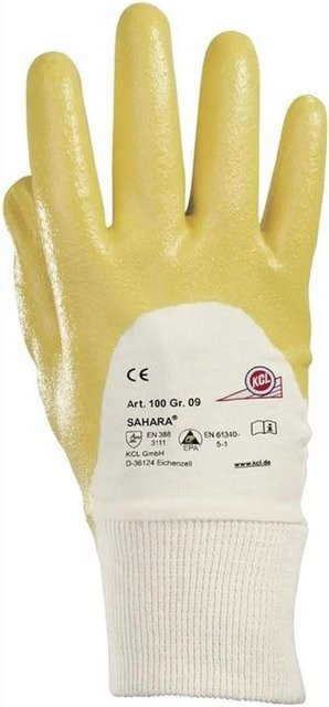 Honeywell Sahara 100 Nitrilhandschuhe Gelb Größe 7 - Bild 1