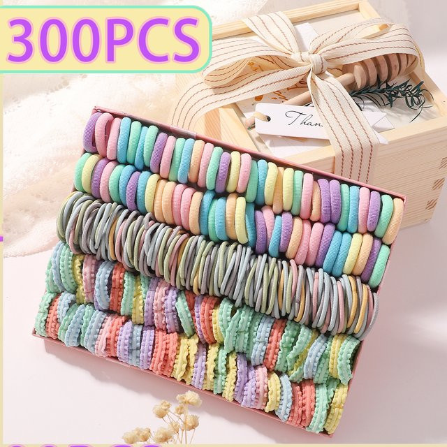 KIDS BOWS Haarband-Set, 300-teilig, bunt, elastisches Nylon, Kinder - Bild 1