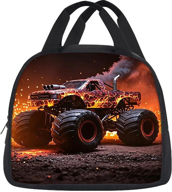 Monster Jam Lunchtasche von Fancy Style Studio in Multicolour - Bild 1