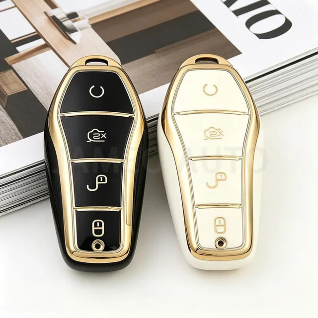 BYD Autoschlüssel-Hülle aus TPU für Atto 3, Han, Dolphin, Song Pro Max, Tang, DM Yuan, E2 und Qin PLUS - Bild 1
