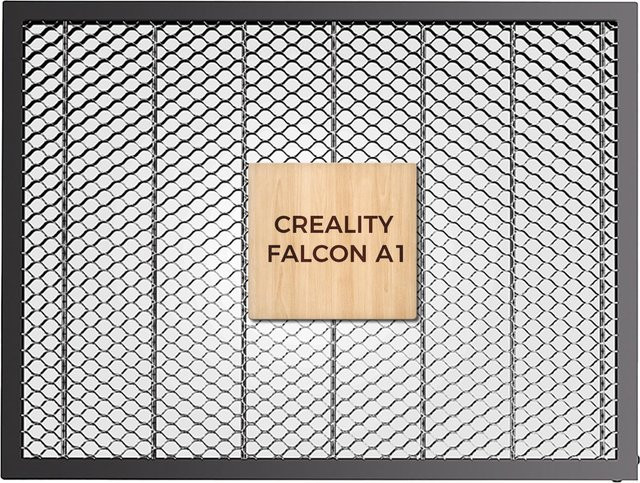 Creality Wabenplatte in Schwarz kompatibel mit Falcon A1 und A1pro Lasergraviergerät mit schneller Wärmeableitung, B/B: 460 x 346 mm - Bild 1