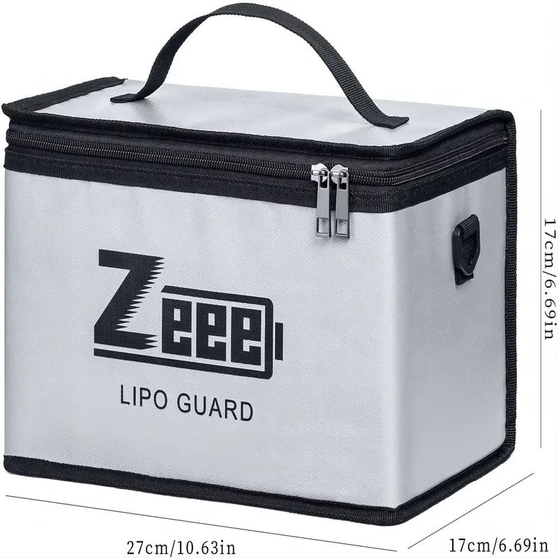 Zeee Lipo-Sicherheitstasche für 10-Zellen-Akkus, feuerfeste Aufbewahrungstasche zum Schutz beim Laden und Lagern - Bild 2