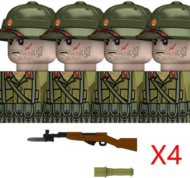 Yiran toy MOC WK2 Der Vietnamkrieg Militärsoldaten, Bausteine, Soldaten - Bild 1