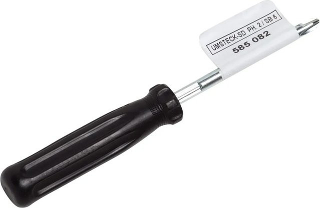 Umsteckschraubendreher PH2/SB6 in Schwarz - Bild 1