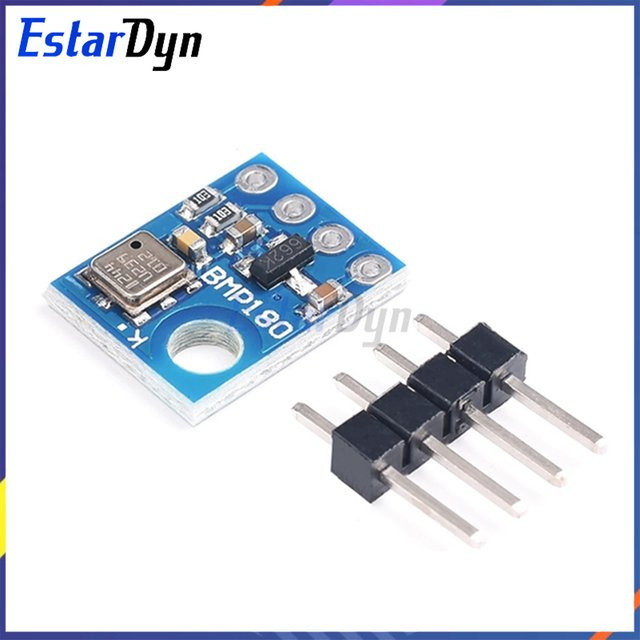 Estardyn BMP180 Digitaler barometrischer Druck- und Temperatursensor GY-68 Modul I2C in Blau für Höhenmessung und Robotik - Bild 1