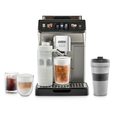 De'Longhi Eletta Explore ECAM450.86.T Kaffeevollautomat in Titan mit Cold Extraction Technologie für Bohnen und Pulver - Bild 6