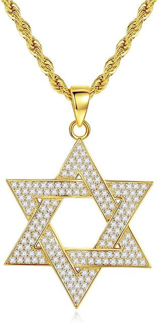 YIRAN Halskette, Gold, Diamant, Zirkonia, Unisex - Bild 1