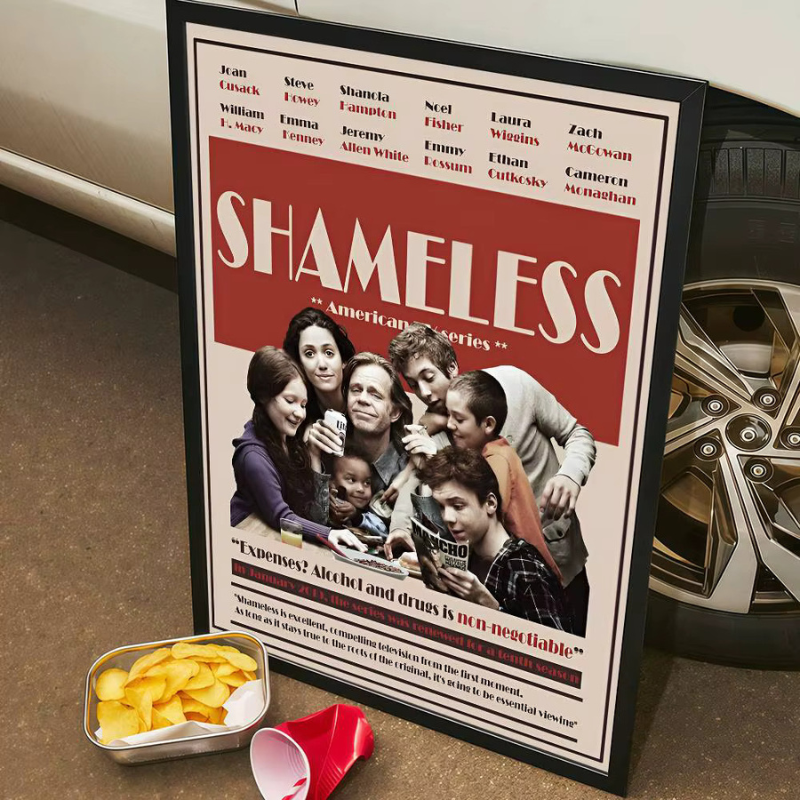 Shameless Anime Poster Retro Wandkunst für deine Zimmerdekoration in HD Qualität - Bild 5