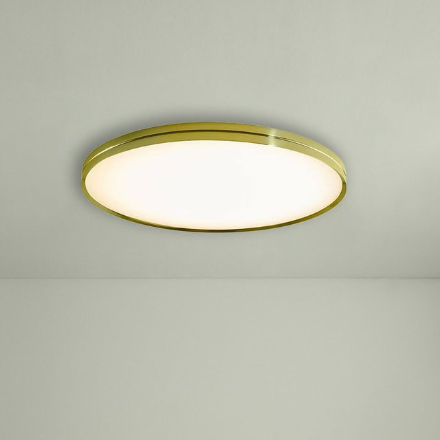 B.Lux Lite Hole C/W 60 LED-Deckenleuchte in Gold/Messing mit 60 LEDs und 3000K warmweißem Licht - Bild 1