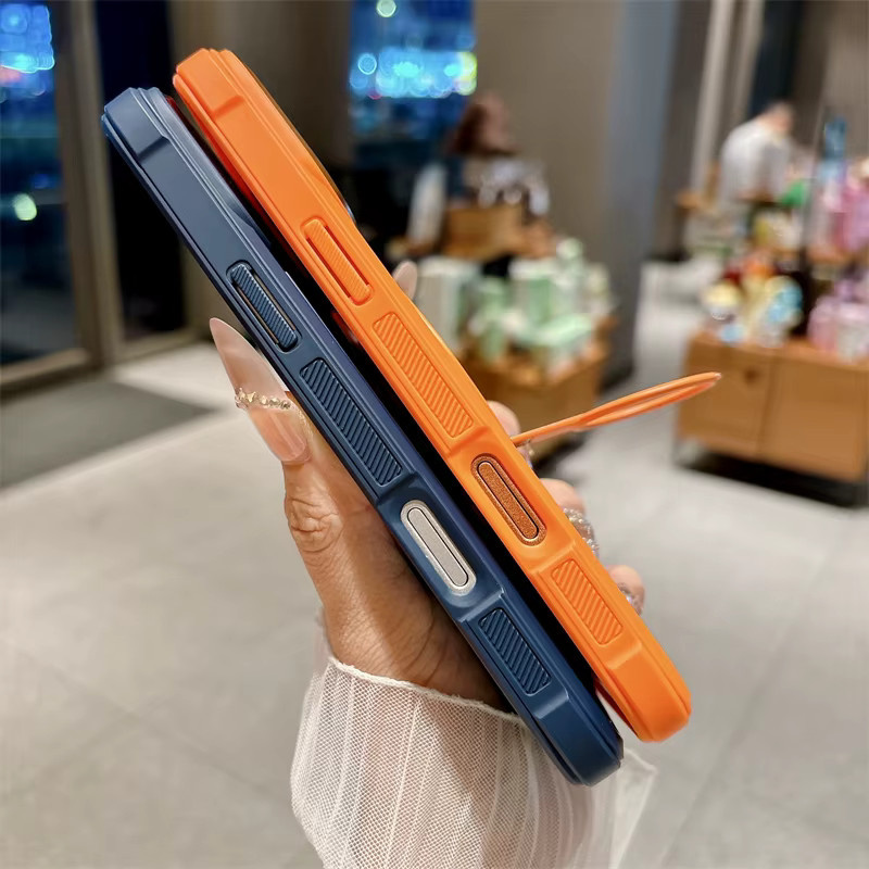 SUNWARD MagSafe Schutzhülle mit 360 Grad drehbarem Ringhalter und Wärmeableitung für iPhone, Blau - Bild 2