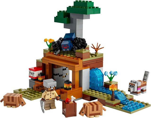 LEGO Minecraft Die Expedition zur Gürteltiermine Konstruktionsspielzeug ab 8 Jahren - Bild 6